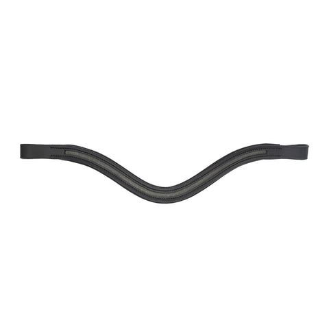 Empty Channel Browband - U shape - 8mm - Soft Channel with Quick Change End Loops