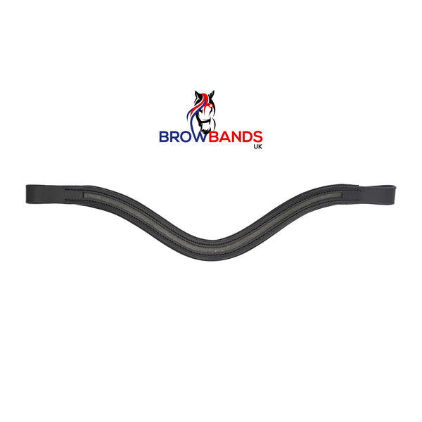 Empty Channel Browband - U shape - 8mm - Soft Channel - 3