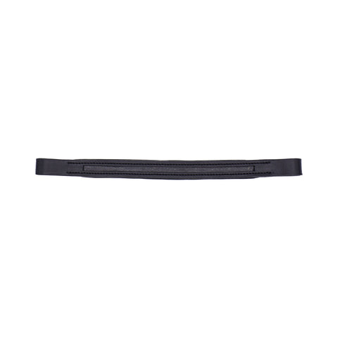 Empty Channel Browband - Straight - 6mm soft channel