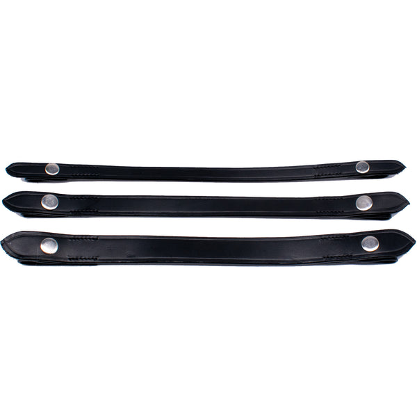 Plain Leather Browband - Straight - Quick Change End Loops - 1