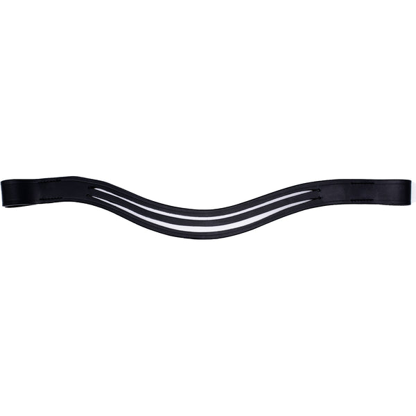 Plain Leather Browband - Triple Band - 1