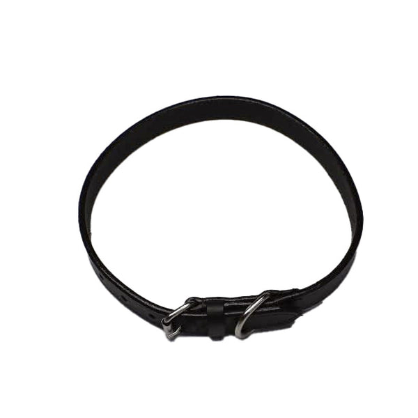 Plain Leather Dog Collar - 1