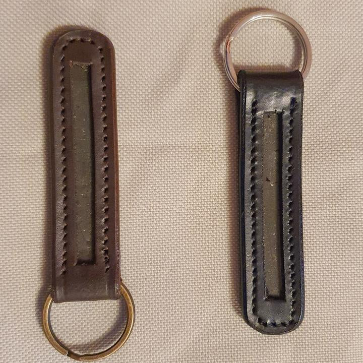 Leather Channel Keyrings | Browbands UK