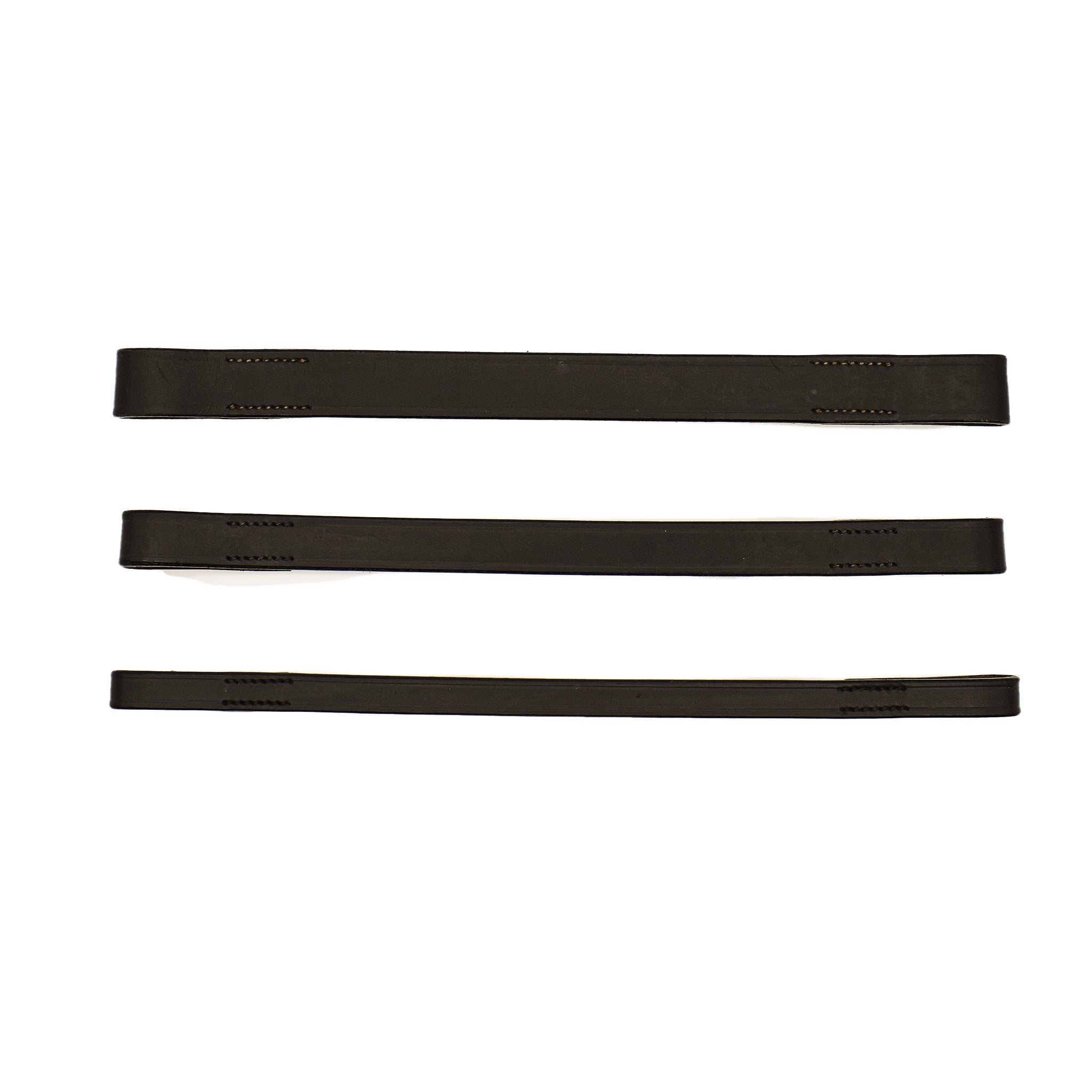 Straight Plain Leather Browbands