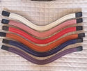 Curved Empty Channel Browband | 6mm Channel | Colour padding - 1