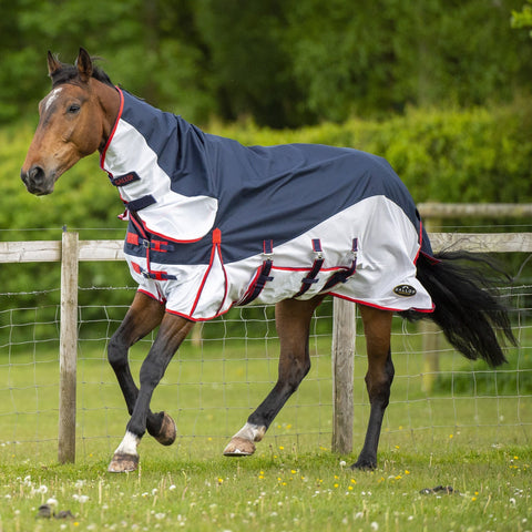TROJAN Turnout Fly Rug and neck cover Combo - 0