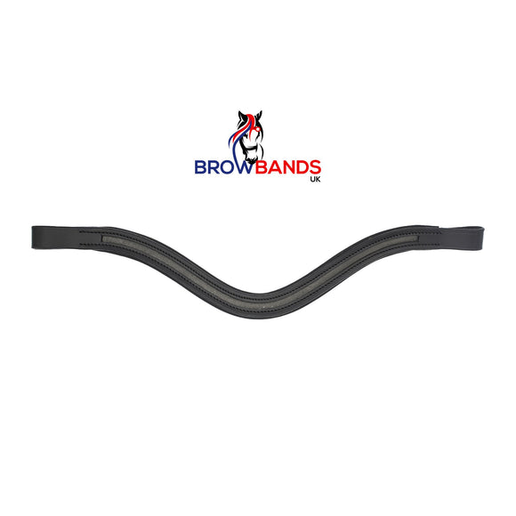Empty Channel Browband - U shape - 6mm - Soft Channel