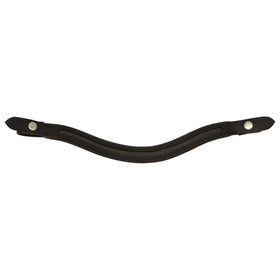Empty Channel Browband - Curved with 6mm Channel and Quick Change End loops