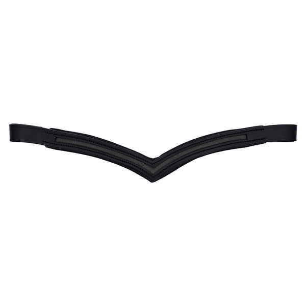 Empty Channel Browband - Pointed V Shape - 1