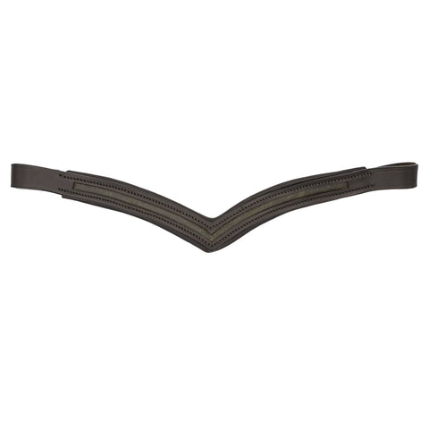 Empty Channel Browband - Pointed V Shape - 0