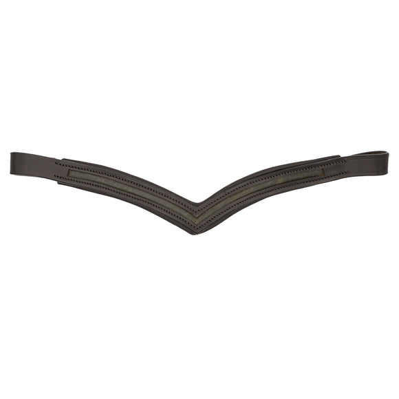Empty Channel Browband - Pointed V Shape