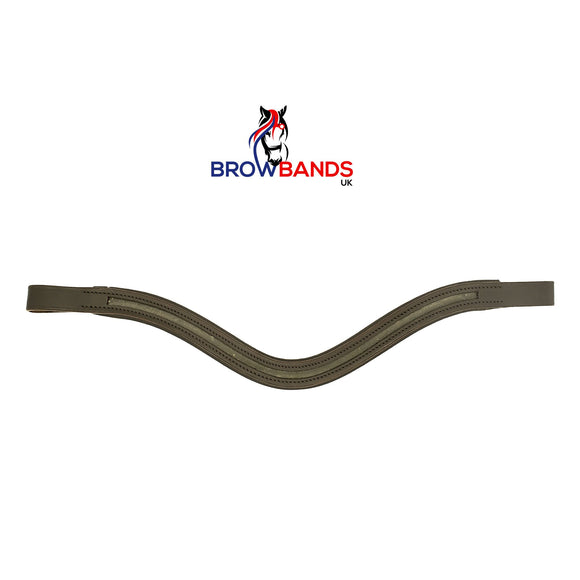 Empty Channel Browband - U shape - 6mm - Soft Channel