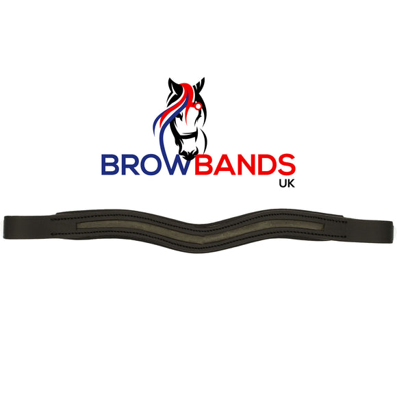 Empty Channel Browband - Wave Shaped - 6mm
