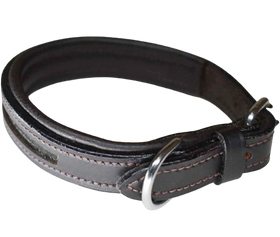 Leather Empty Channel Dog Collars