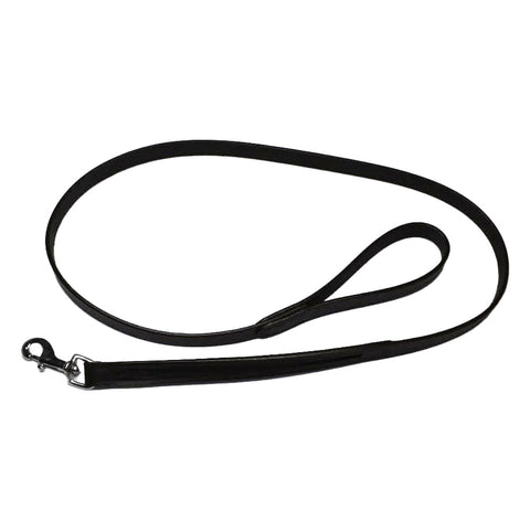 Leather Empty Channel Dog Lead