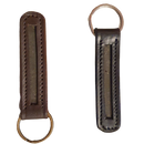 Leather Empty Channel Keyrings-1