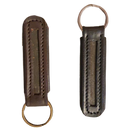Leather Empty Channel Keyrings Padded-1