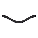 Plain Leather Browband with backing - Curved-1