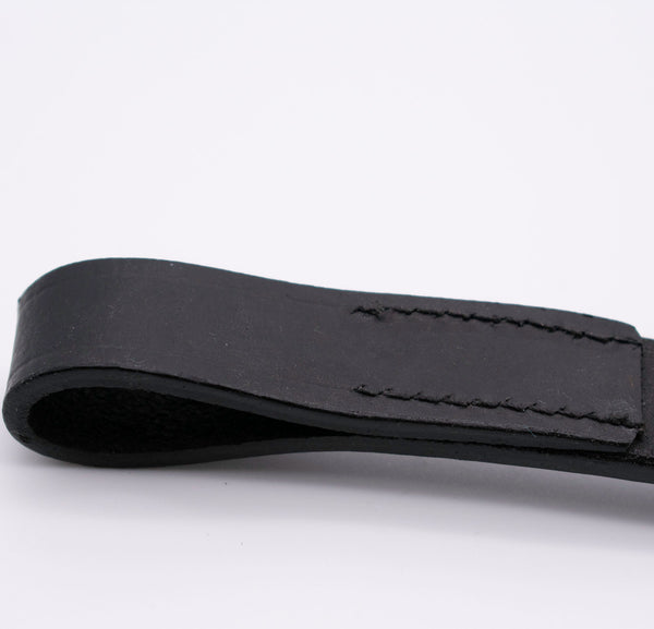 Plain Leather Browband - Deep V Shape - 2