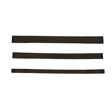 Plain Leather Browbands - Straight