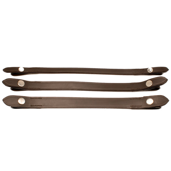 Plain Leather Browband - Straight - Quick Change End Loops