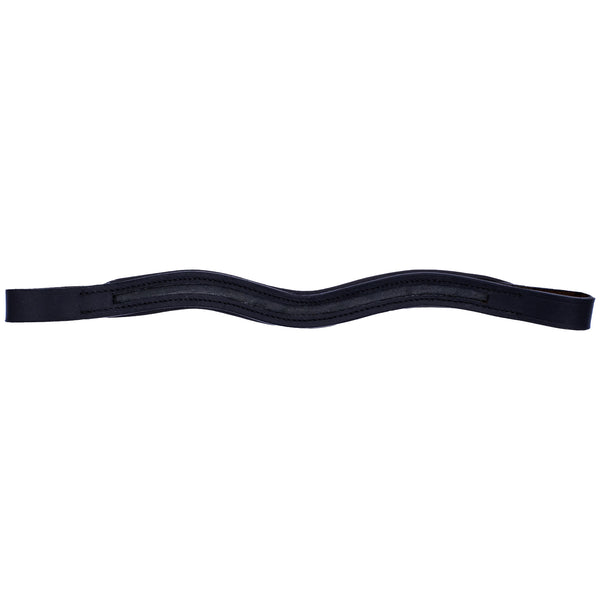 Empty Channel Browband - Wave Shaped - 6mm - 1